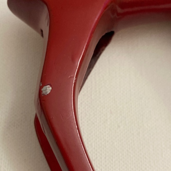 Cast iron Red Reindeer Figurines mother 12” and fawn 10” Christmas decorations - Picture 5 of 5